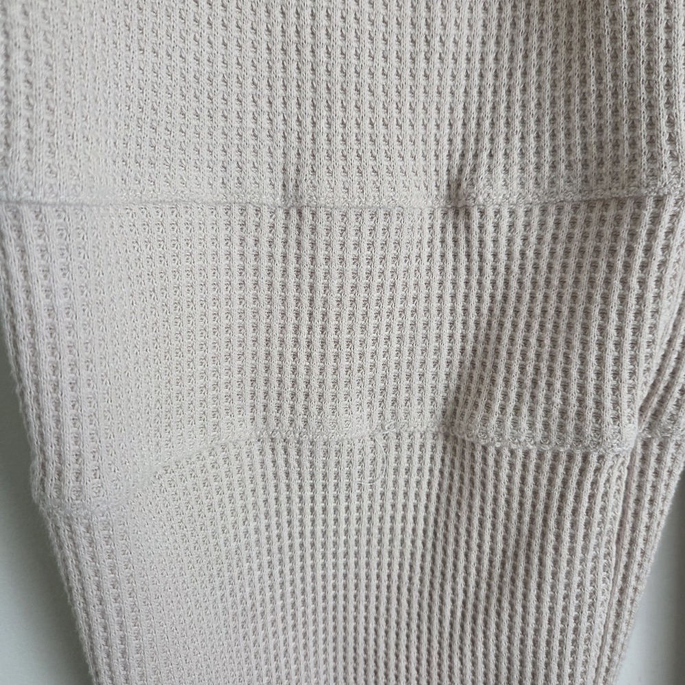 POL Pants Womens Large Waffle Knit Cargo Jogger Slouchy Baggy Lounge Comfy Pant - Picture 5 of 10
